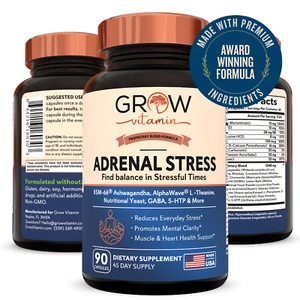 Dr. Berg’s Adrenal Stress Advanced Formula - Reduce Stress & Anxiety Relief NEW - Picture 1 of 6