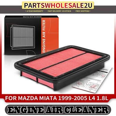 Filtro de aire del motor para Mazda Miata 1999 2000 2001 2002-2005 panel rígido B6MW13Z40 Foto 1 de 4