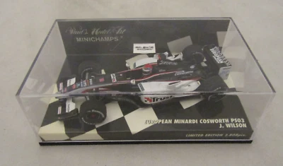 VOITURE 1/43 F1 EUROPEAN MINARDI COSWORTH PS03 WILSON - MINICHAMPS - Immagine 1 di 3