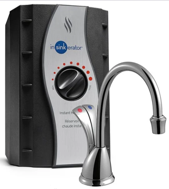 InSinkErator Involve Series Wave Hot and Cold Water Dispenser With Stainless Steel Tank Chrome