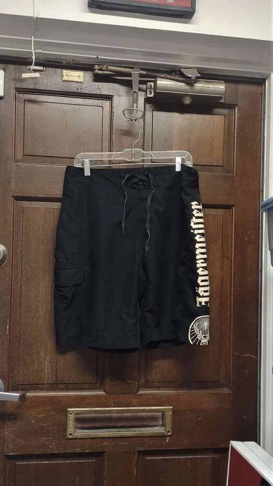 JAGERMEISTER Bañador Negro Board Shorts con Cordón Para Hombre Talla M Mediano Foto 1 de 3