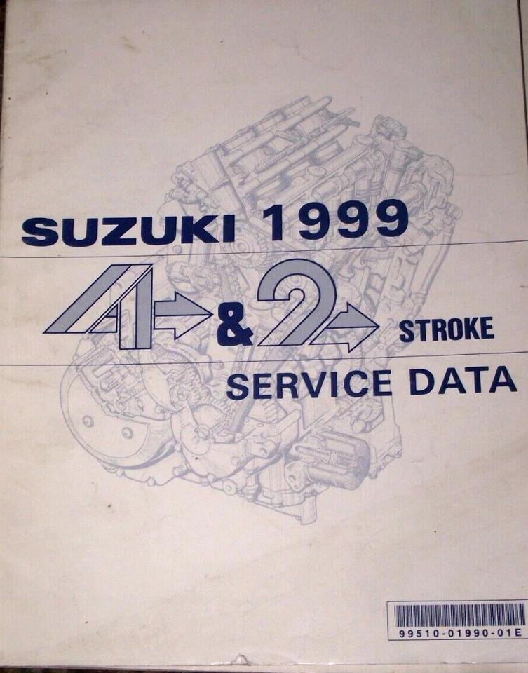 SUZUKI  4 & 2 STROKE SERVICE DATA  1999 - Image 1 of 1