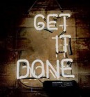 14" Get It Done Neon Sign Light Beer Bar Lamp Display Artwork Room Wall Decor for sale