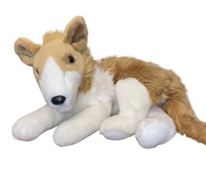 TY 2001 Beanie Buddy Realistic Cassie the Collie Dog Puppy Stuffed Plush No Tag