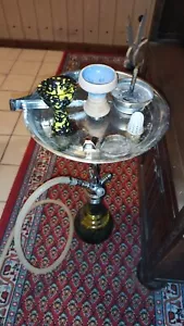 Nargile Nargilem NPS V2A Stahl Shisha (RostfreierStahl!!) + Ks Kopf und Zubehör - Bild 1 von 4