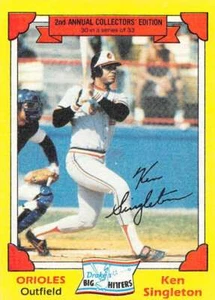 1982 Topps Drake's Big Hitters #30 Ken Singleton NM-MT Orioles - Picture 1 of 2