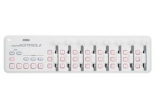 Korg MIDI Controller NANOKONTROL2-WH USB-Controller 8 Kanäle Weiß DJ Equipment