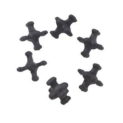 SOUTHLAND ARCHERY SUPPLY SAS Spider Archery Bow Solid Limb Dampener Silencer (6/Pack)