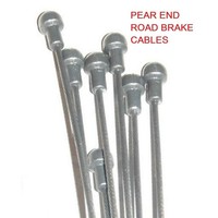 10Pcs Road Bike Stainless Steel Brake Pear End Inner Cables 1.5*1700mm UK STOCK
