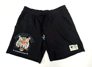 Men's Under Armour Project Rock Rival Fleece Shorts Tiger Black Size 2XL XXL - Picture 1 of 14