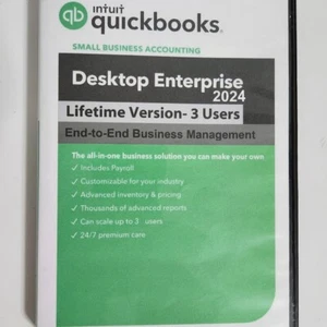 Intuit QuickBooks Desktop Enterprise 2024 for Windows (Not a subscription) - Picture 1 of 3