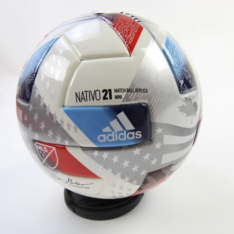 New Chicago Fire adidas Miniature Soccer Ball MLS White/Multicolor Collectible Cover