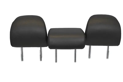 Juego de 3 reposacabezas de cuero negro asiento trasero Lexus CT200h 2011-2013 OEM Foto 1 de 4