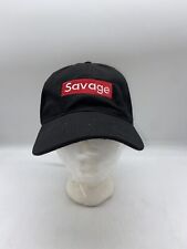 Savage Cap with Strap-back Black  Mint Condition