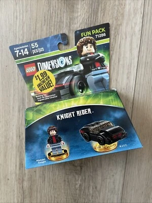 Lego Dimensions Knight Rider Michael Knight K.I.T.T Fun Pack 71286 Nuevo Foto 1 de 3