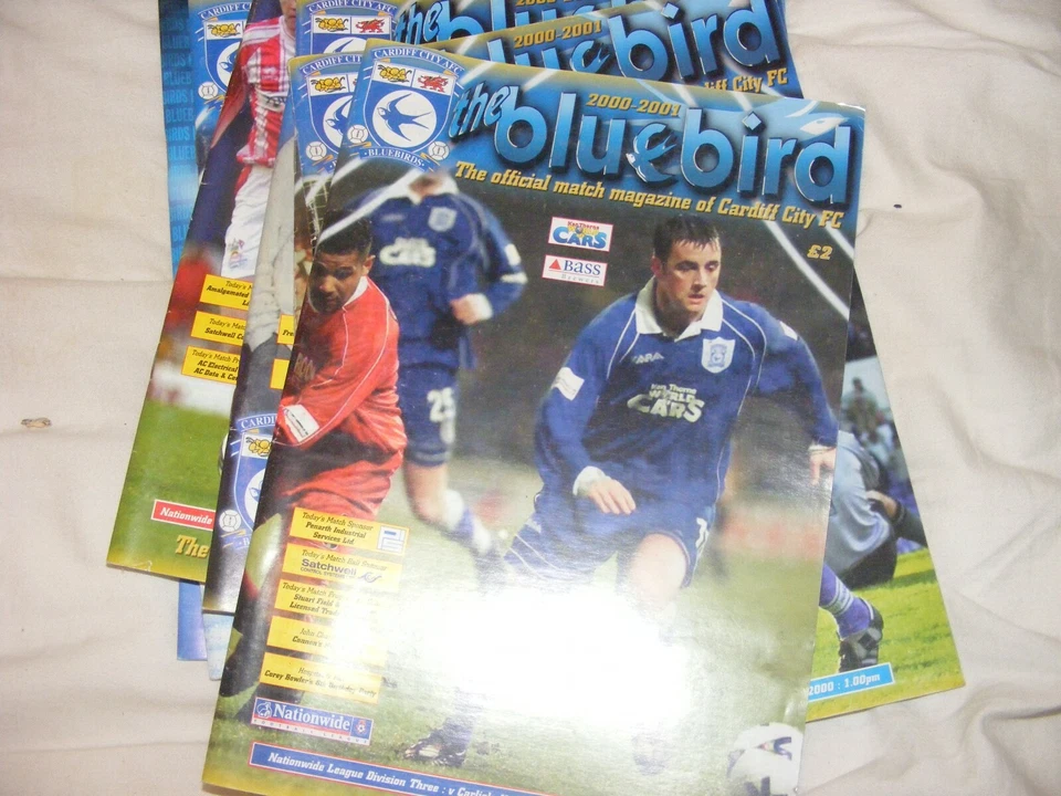 2000 2001 Cardiff City V Carlisle Utd - Image 1 of 1
