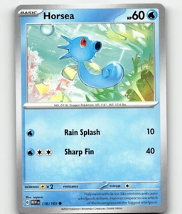 Pokemon Horsea 116/165 Scarlet & Violet - 151 - Imagen 1 de 1