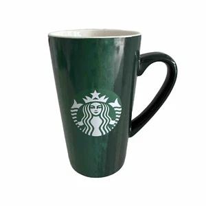 2021 Starbucks Brushstroke Collectible Mermaid Coffee Mug Red Green Purple 16 Oz - Picture 1 of 3