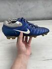 Nike Total 90 Supremacy Air Zoom FG Blue Silver Football Cleats Boots US10 UK9