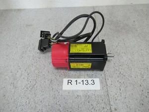 Fanuc A06B-0113-B178#0008 Fanuc AC Servo Motor Model Alpha 0.5/3000 with Brake - Picture 1 of 5