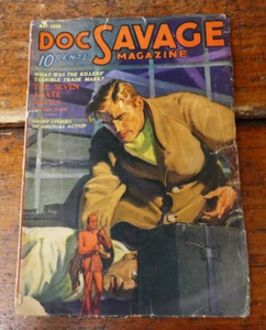 Original Doc Savage May 1936 Pulp Magazine- The Seven Agate Devils- Volume 7 # 3 - Picture 1 of 12