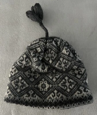 Gorro de lana para jóvenes TurtleFur forrado de lana gris Foto 1 de 4