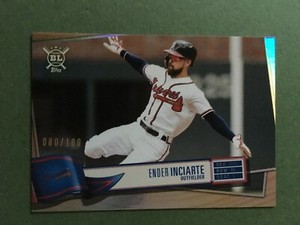 2019 Topps Big League #107 Ender Inciarte Rainbow Foil Parallel 80/100 Braves