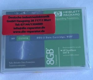 HP C5707A DDS-2 8GB Data Kassette - Neu und OVP - Afbeelding 1 van 2