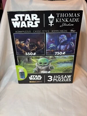 全新 Thomas Kinkade studios 星球大战 3 拼图 密封袋 — 第 1/4 张图片