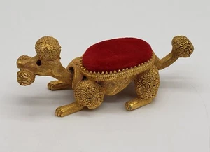 Pin de coser vintage Florenza caniche perro cojín bobblehead temblor - Imagen 1 de 10