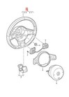 Genuine VW Beetle Steering Wheel Oryx White Mother-Of-Pearl Eff 5C0419091AD0K1