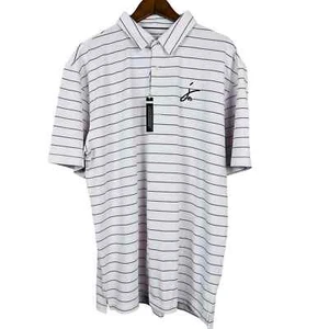 NUOVO! J. Polo Rosa a righe UPF 50 manica corta - XL - Foto 1 di 4