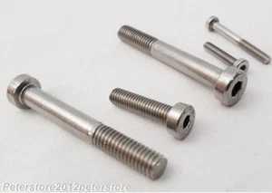 100 tornillos cilíndricos DIN7984 acero inoxidable VA M3 con hexágono interior bajo - Imagen 1 de 1