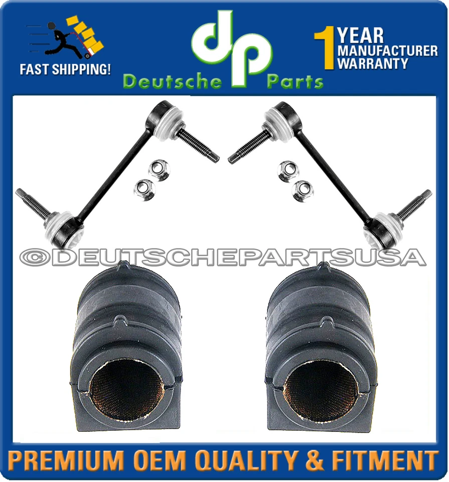 JAGUAR S-TYPE ПЕРЕДНИЙ СТАБИЛИЗАТОР СТАБИЛИЗАТОРА СТАБИЛИЗАТОРА ПОДВЕСКИ ЗВЕНЬЯ + ВТУЛКИ КОМПЛЕКТ 4 - Изображение 1 из 1