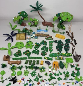 Playmobil Lot Trees Plants Bushes Foliage Flowers Landscape Parts Accessories - Picture 1 of 9