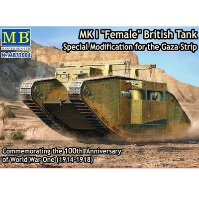 Modellino Char Mk I Femmina Britannici Tank, Special Modifica Per The Gaza Strip - Immagine 1 di 2