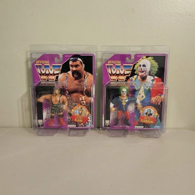 WWF Hasbro RICK STEINER and DOINK MOCs - Image 1 of 4