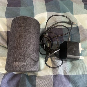 Amazon Echo (2ª Generación) - Altavoz Inteligente con Alexa - Tela Gris Usado Funcionando - Imagen 1 de 2