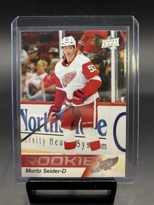 Moritz Seider Upper Deck Star Rookies Rookie Card 2021-2022 #18 Detroit - Picture 1 of 2