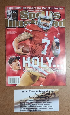 COLIN KAEPERNICK Firmado/Autografiado Sports Illustrated San Francisco 49ers Certificado de Autenticidad Foto 1 de 4