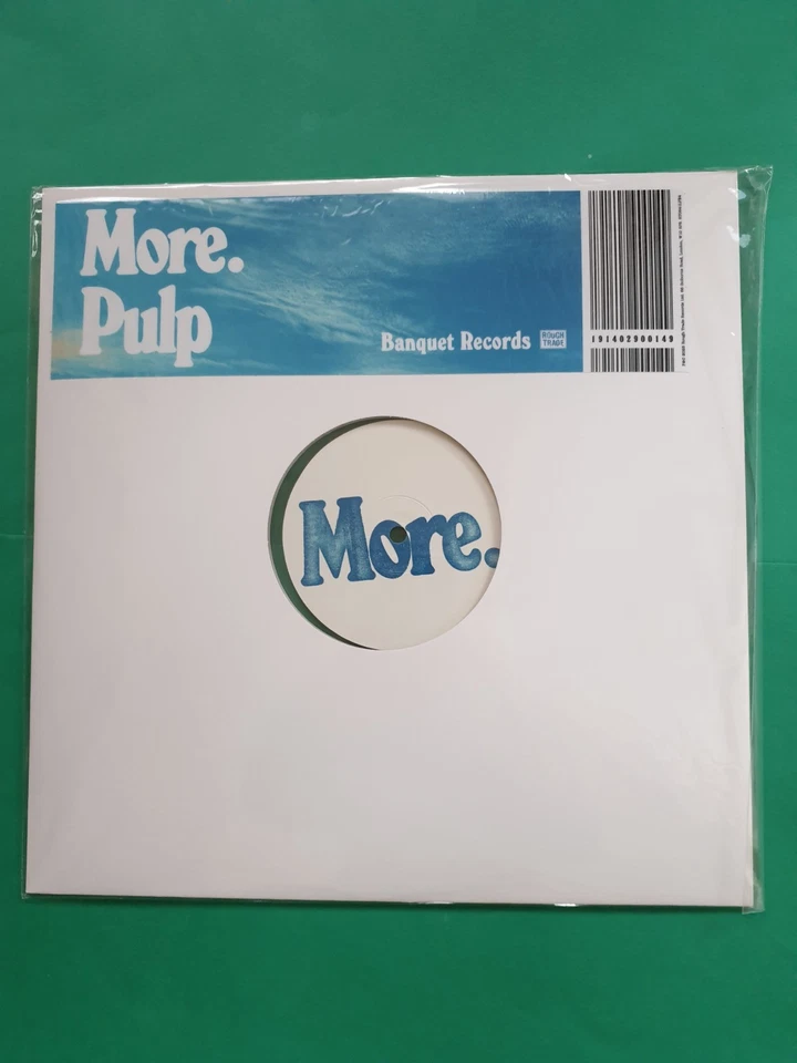 PULP - More 12'' CRYSTAL CLEAR Banquet Records Ltd White Label  Vinyl LP Album Foto 1 de 1