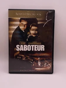 Saboteur [DVD] - DVD -  Very Good - Robert Cummings,Priscilla Lane,Otto Kruger,N - Picture 1 of 2