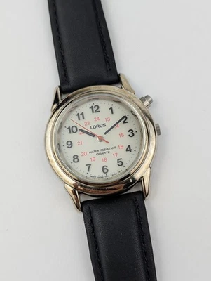 Reloj Lorus Tono Plata 33mm Correa Cuero Hombre De Colección NUEVO STOCK ANTIGUO Foto 1 de 4