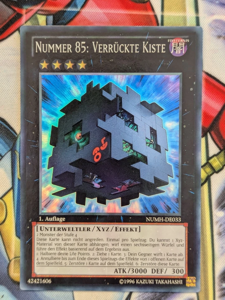 Nummer 85: Verrückte Kiste NUMH-DE033 Super Rare Deutsch NM YUGIOH - Bild 1 von 1
