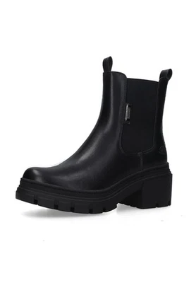 Dockers by Gerli Damen Stiefelette 51KA207 Stiefel Chelsea Boots Schwarz