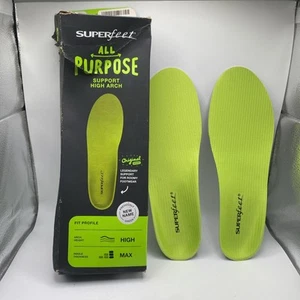 Plantillas Superfeet Soporte Multiusos Arco Alto Hombres 7.5-9/Mujeres 8.5-10 - Imagen 1 de 8
