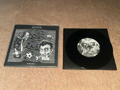 KICKER “Bobsaw” 7-inch M/M Crust Punk Subhumans Dystopia Joy Division Cover Foto 1 de 2
