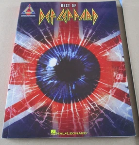 DEF LEPPARD BEST OF GUITAR TABLATURE BOOK GUITAR RECORDED VERSIONS - Picture 1 of 5