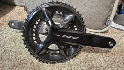 Shimano 105 FC-R7100 Road Crankset 50/34T 12 Speed 175mm New Takeoff - Image 1 of 4