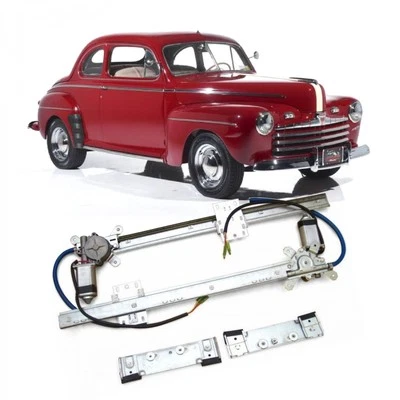 2 Door Electric Power Window Kit for 1946 Ford Coupe Club Standard Deluxe Super - Image 1 of 4